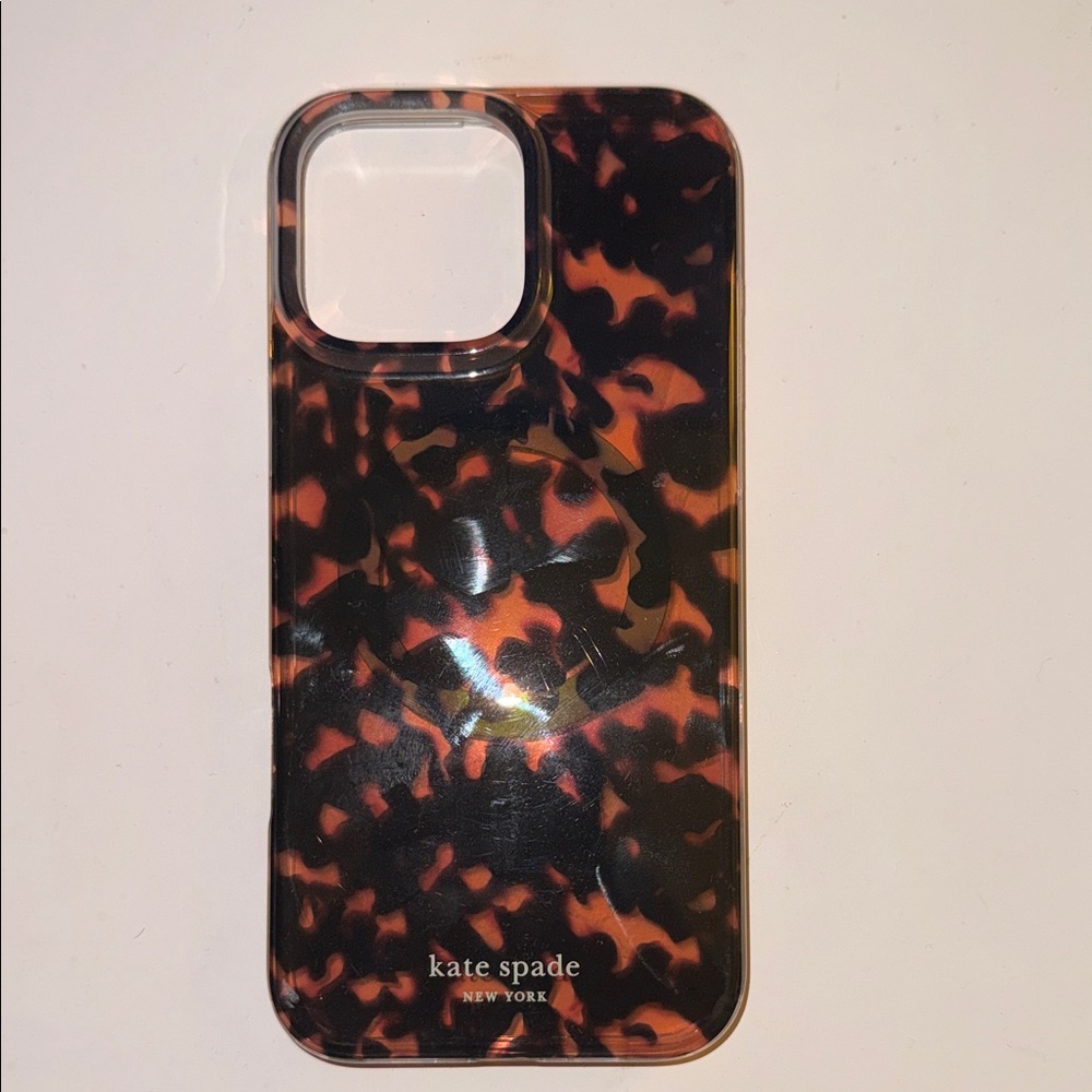 Kate Spade Brown Tortoise Phone Case